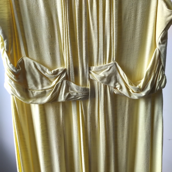 Ricki's Yellow Jersey Knit Dress  XL - Picture 5 of 10